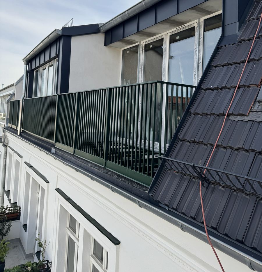 WINS Skyloft — die fertige Dachlandschaft der Aufstockung